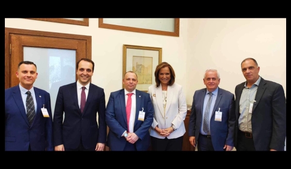 Συνάντηση - "πυξίδα εξελίξεων" -  ΠΟΜΕΝΣ με την Πρόεδρο της Διαρκούς Επιτροπής Εξωτερικών και Άμυνας κ. Ντόρα Μπακογιάννη.
